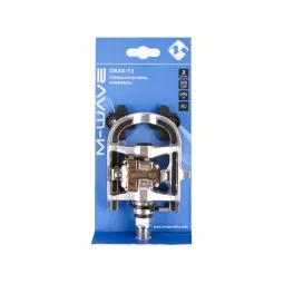 Klipiga jalgratta kombi pedaal M-WAVE Drag-T2